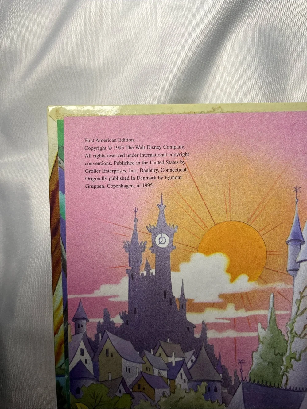 Disney’s Wonderful World Of Reading Cinderella 1995 Grolier‎ HC Book Club Rare